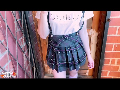 ❤️ Schoolgirl Sucks her dick deeply and fucks instead of classes. ❤️ Porno at us ❌